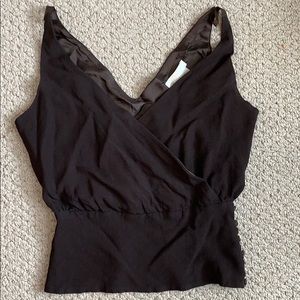 Brown Zara strappy top